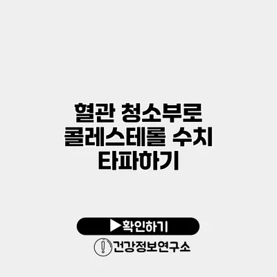 혈관 청소부로 콜레스테롤 수치 타파하기